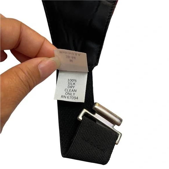 Brooks Brothers All Silk 100% Mens Burgundy Vest Size M - Picture 12 of 12